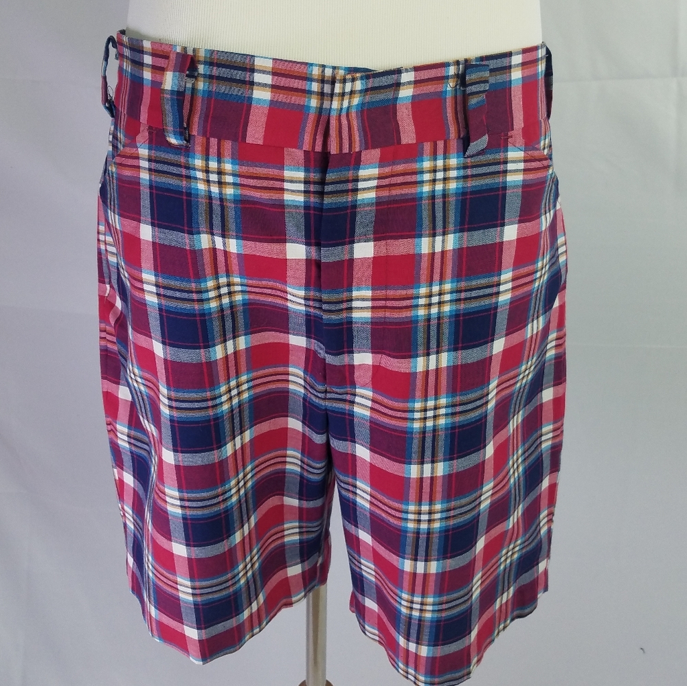 VTG 1980s McGregor plaid preppy Bermuda shorts